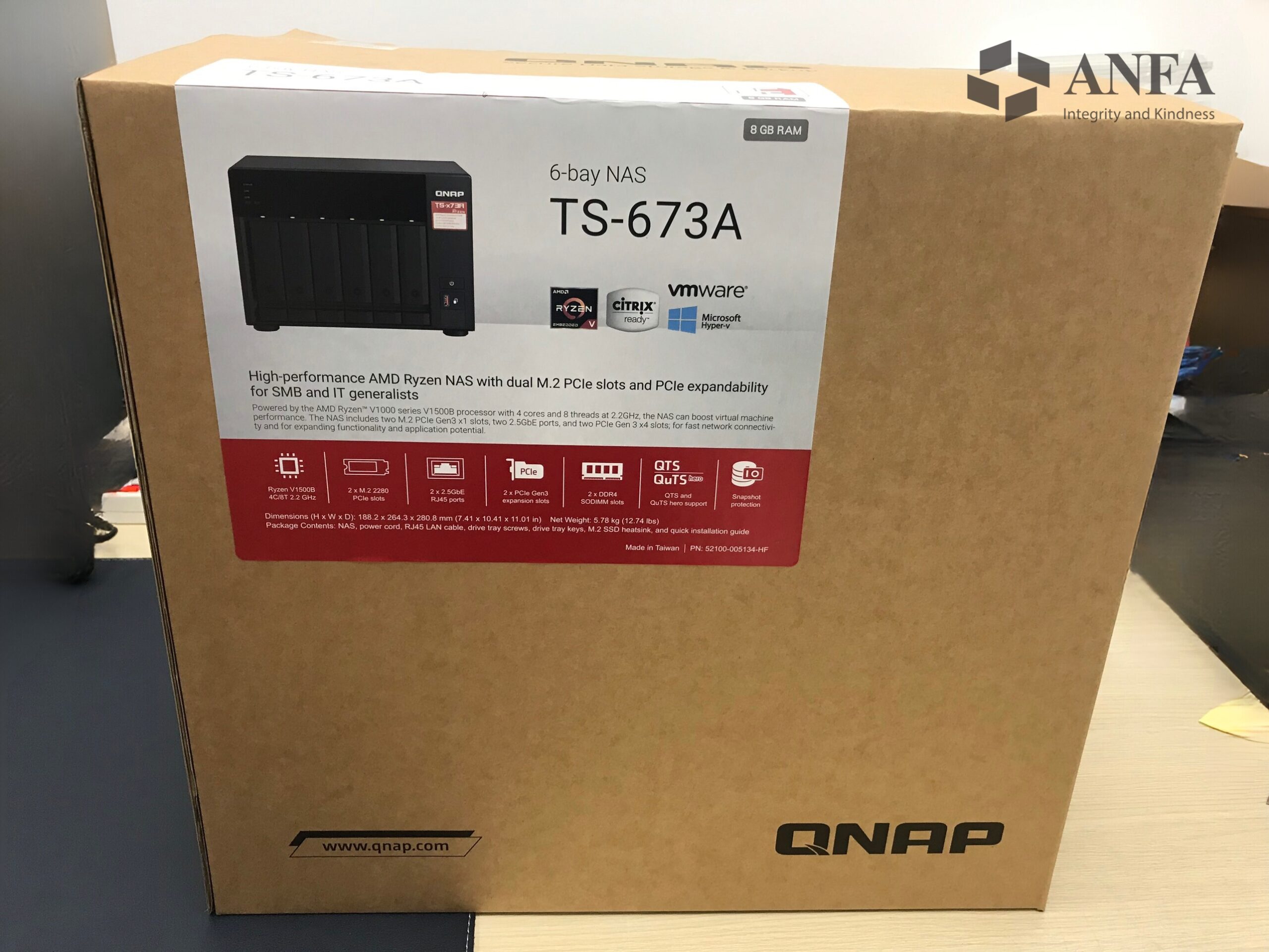 ĐÁNH GIÁ QNAP NAS TS-673A-8G