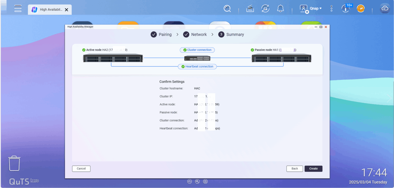 Hướng dẫn cấu hình High Availability Cluster QNAP NAS | ANFA
