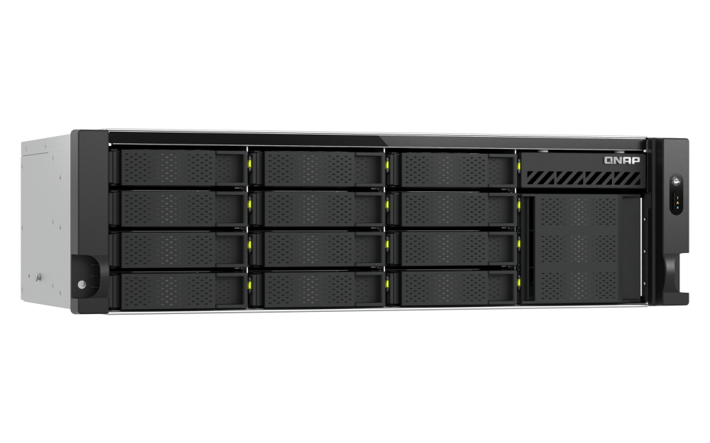 TS-h1655XeU-RP - NAS rackmount độ sâu ngắn ZFS 10GbE