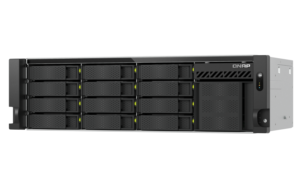 TS-h1655XeU-RP - NAS rackmount độ sâu ngắn ZFS 10GbE
