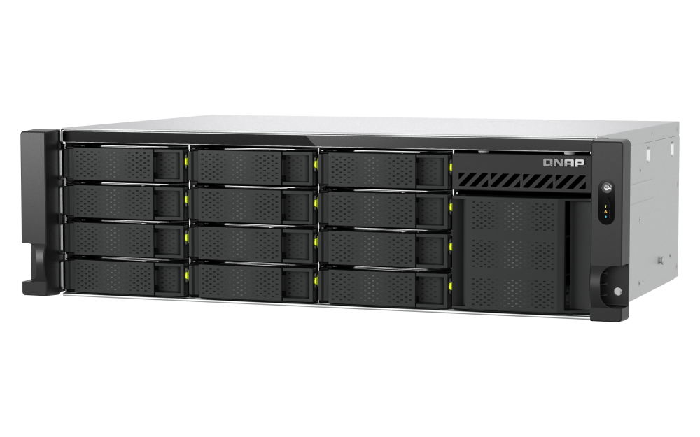 TS-h1655XeU-RP - NAS rackmount độ sâu ngắn ZFS 10GbE