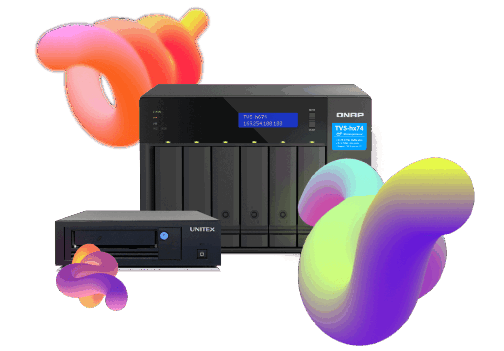 Giải pháp lưu trữ an toàn và lâu dài QNAP x UNITEX LTO