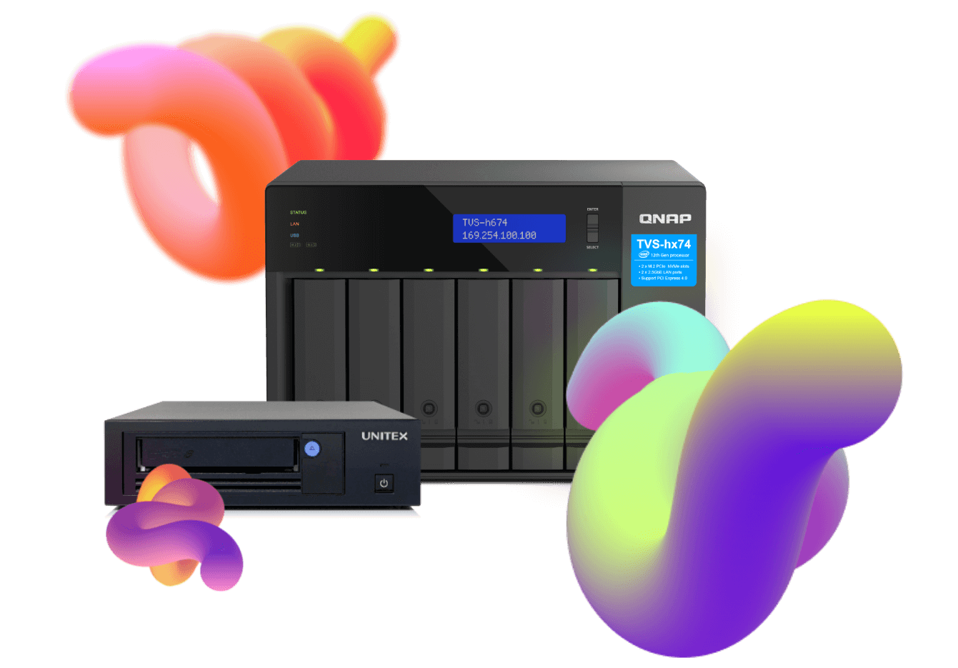 Giải pháp lưu trữ an toàn và lâu dài QNAP x UNITEX LTO